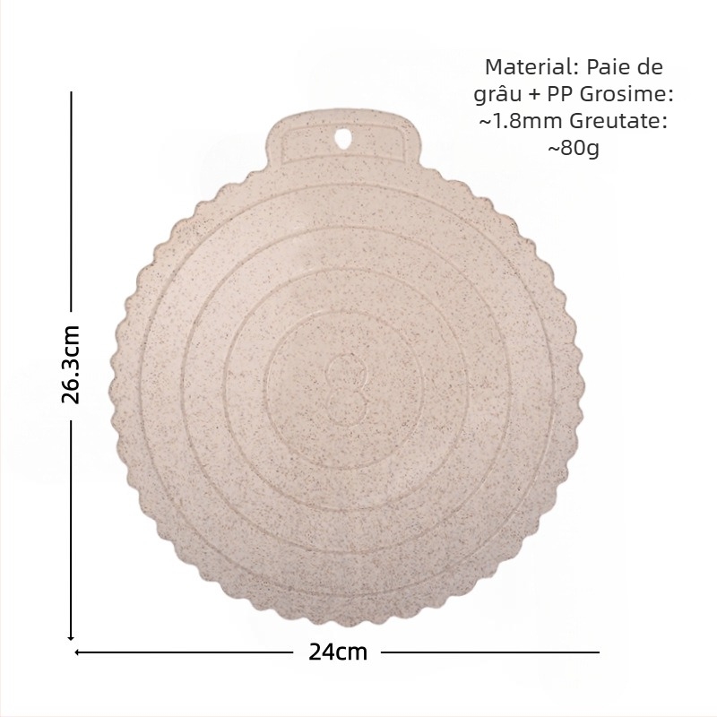 Mat de tort reutilizabil din plastic, bază pentru mousse, 8 inci, pentru coacere acasă, formă pătrată și rotundă, de calitate alimentară