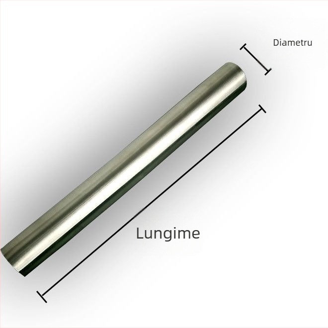 Rulou de aluat din oțel inoxidabil 304, instrument de patiserie pentru uz casnic, rolă metalică pentru aluat, aparat pentru foi de aluat pentru găluțe