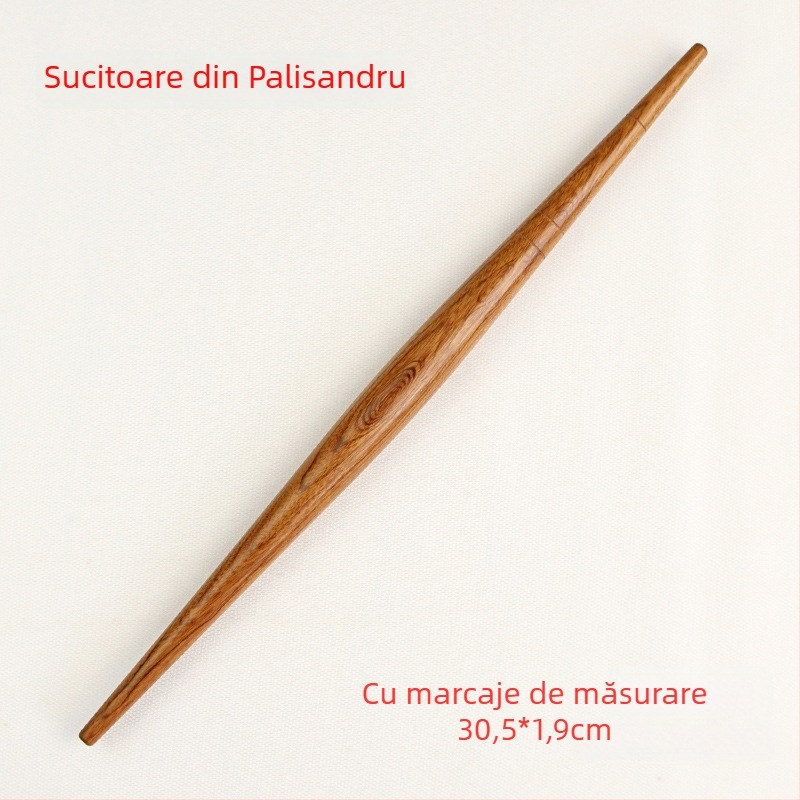 Rosewood sucitor cu capete ascuțite pentru uz casnic, lemn masiv, foi de găluște