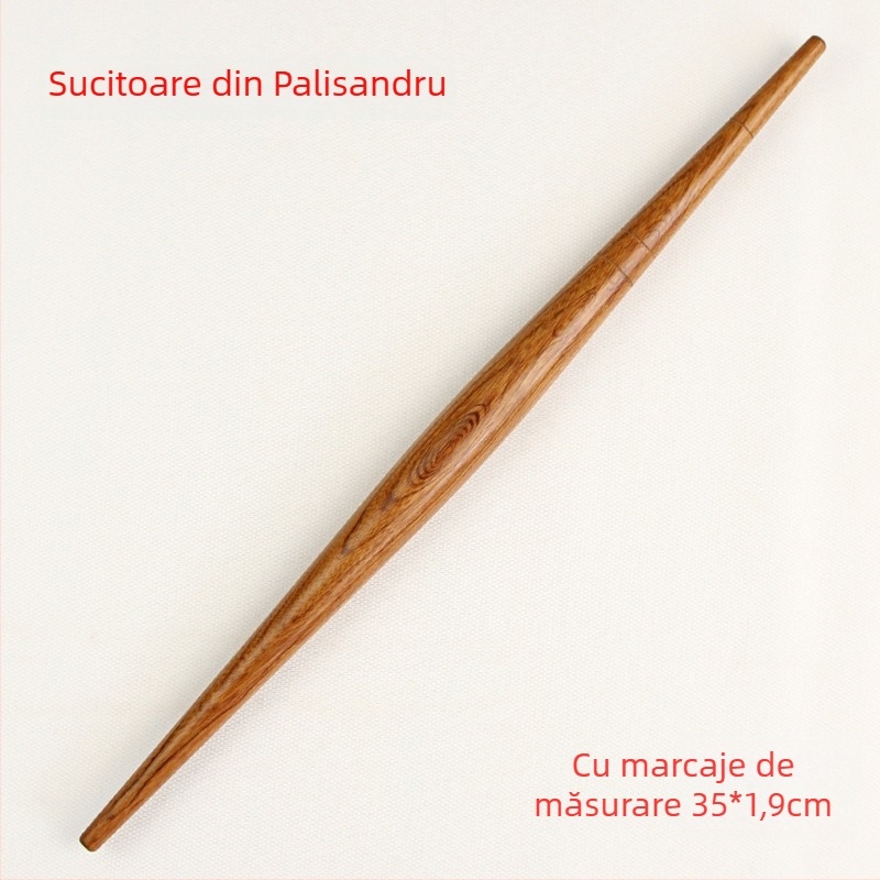 Rosewood sucitor cu capete ascuțite pentru uz casnic, lemn masiv, foi de găluște