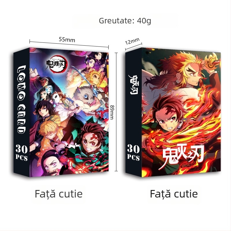 Set în cutie cu 30 de carduri LOMO bidirecționale — carduri mini în înaltă definiție, pentru semne de carte și felicitări