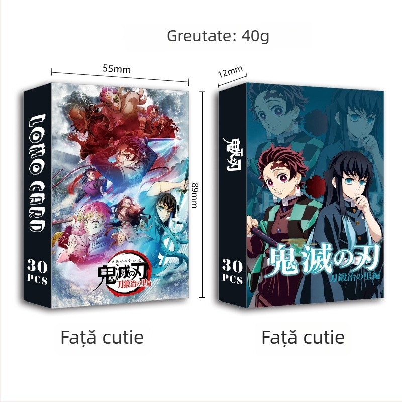 Set în cutie cu 30 de carduri LOMO bidirecționale — carduri mini în înaltă definiție, pentru semne de carte și felicitări