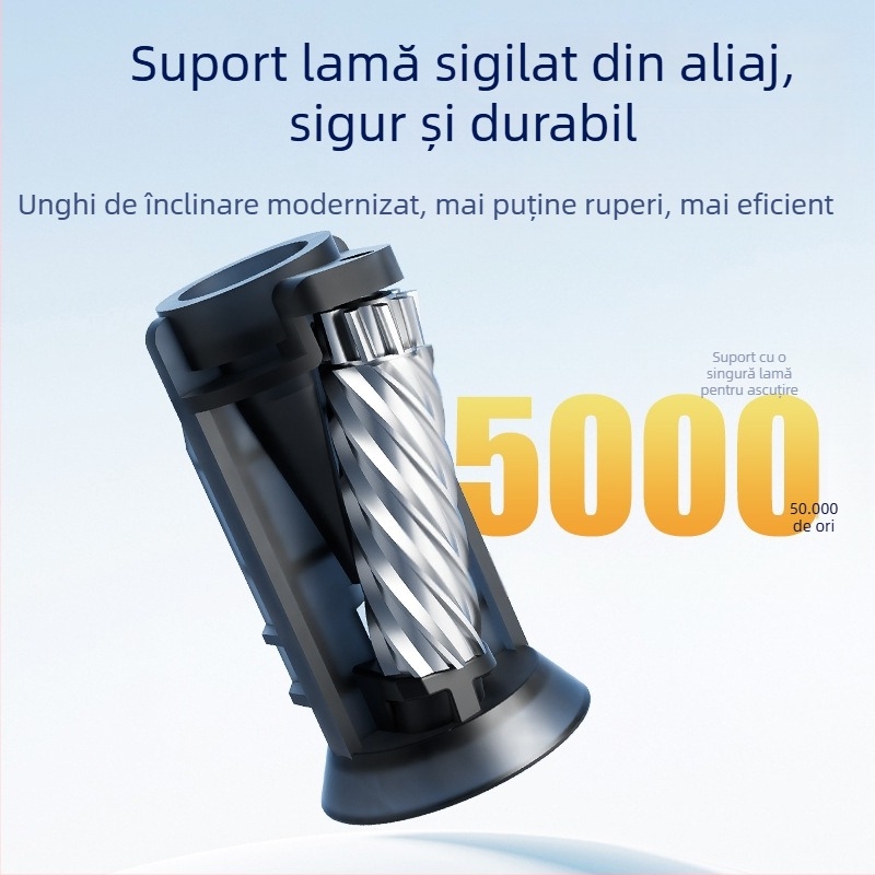 Ascuțitor de creioane electric complet automat pentru copii, de la grădiniță până în clasa a II-a, reîncărcabil