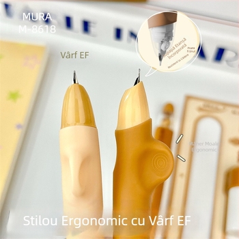 Set stilouri cu cerneală termic-ștergătoare pentru exerciții de scriere și corectarea poziției