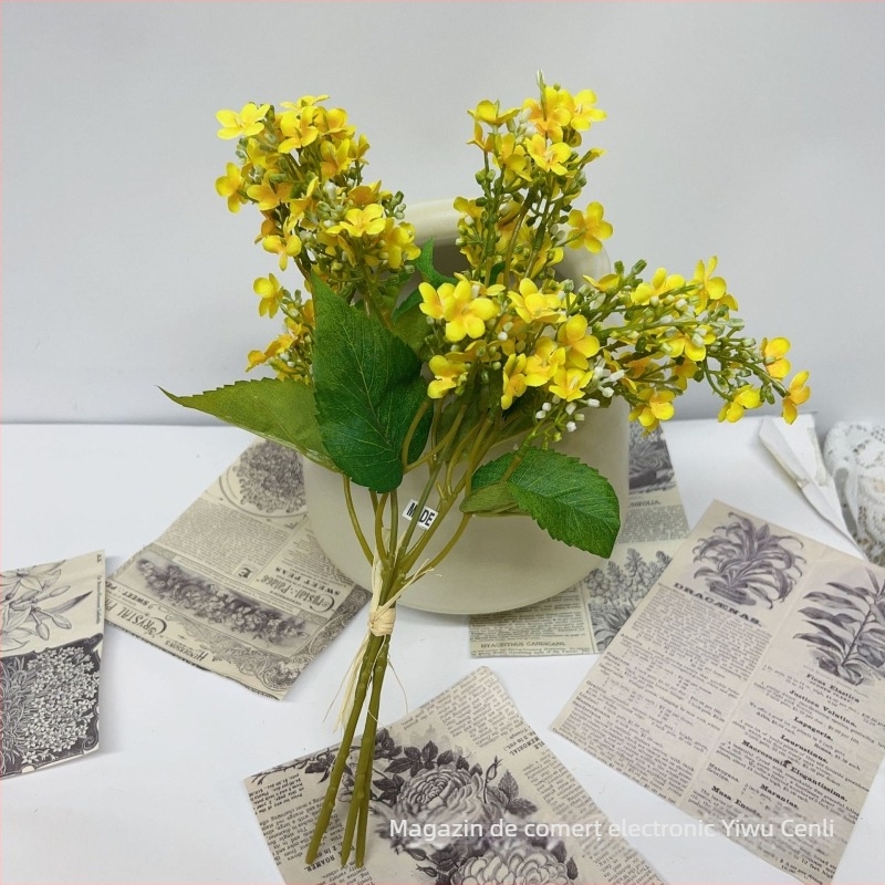 4 tulpini de flori artificiale din mătase, culoare lila, buchet legat manual, recuzită pentru fotografiere, decor de masă, decor pentru casă