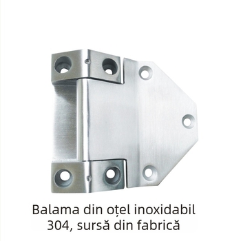 Balama de ușă din oțel inoxidabil 304, sarcină mare, construcție industrială îngroșată