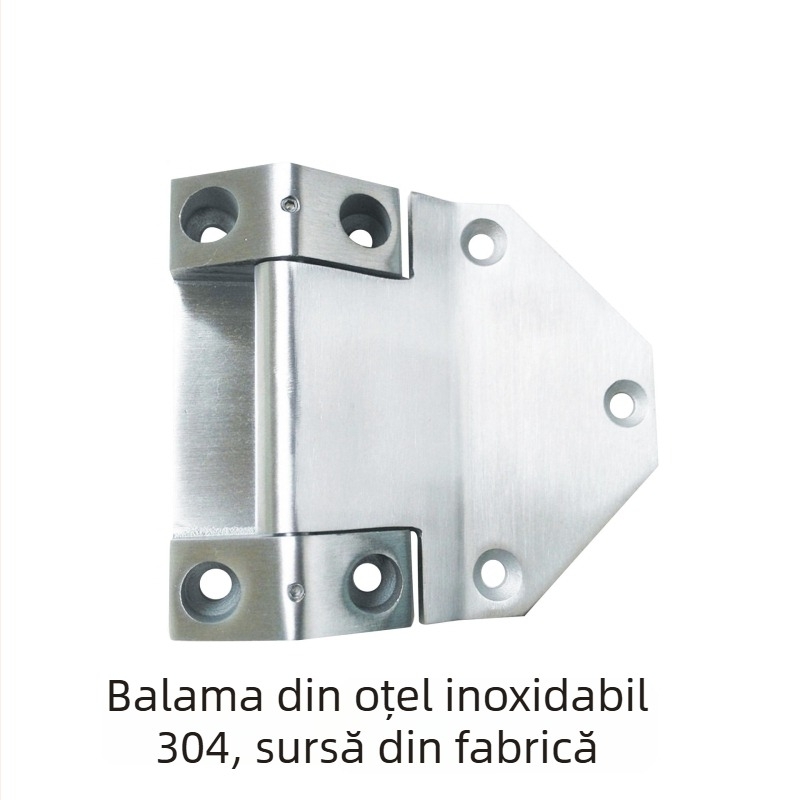 Balama de ușă din oțel inoxidabil 304, sarcină mare, construcție industrială îngroșată
