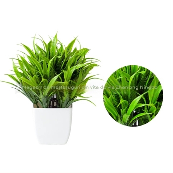 Plantă artificială în ghiveci din plastic, pentru nunți, petreceri, fotografii în aer liber, decor pentru casă și birou