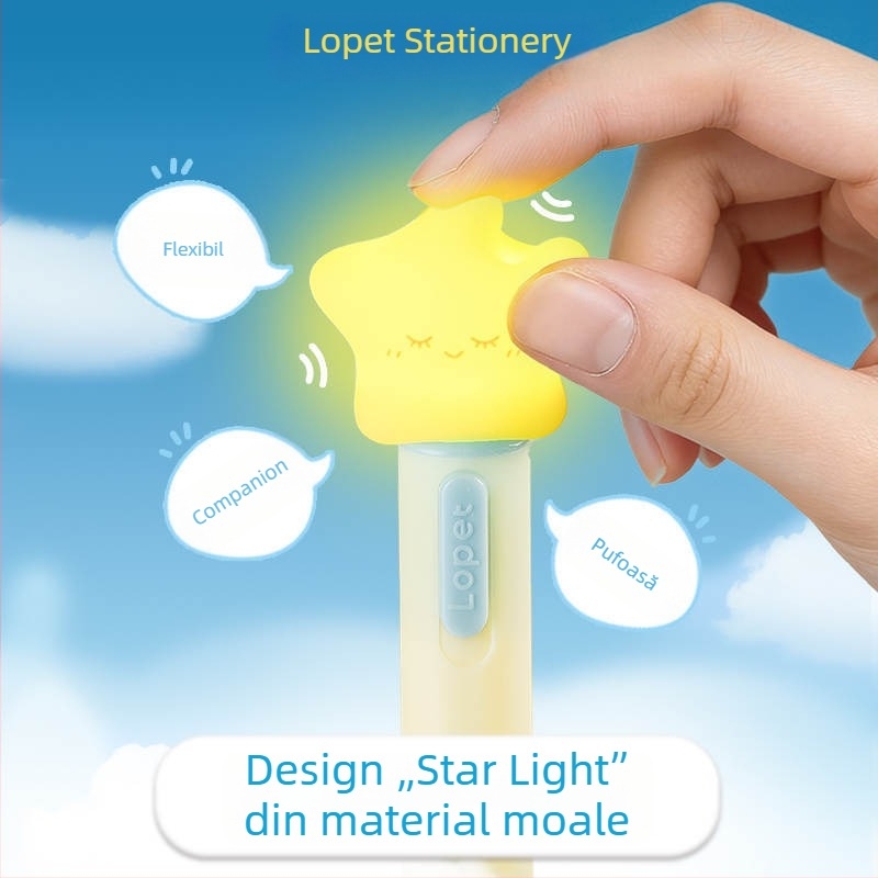 Pix gel Lepai cu mecanism de răsucire, design în stil Ins, cerneală neagră cu uscare rapidă pentru studenți