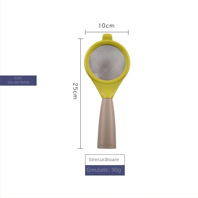 Set de unelte de bucătărie din oțel inoxidabil și PP – rotiță de pizza, tel pentru ouă, răzător de brânză, tăietor de papaya, strecurător pentru coacere
