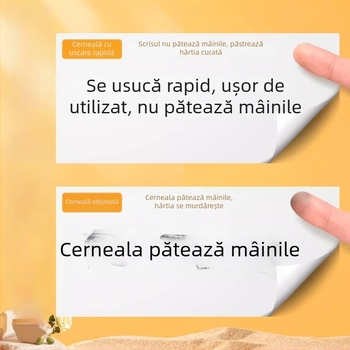 Master 19271 stilou gel tip apăsat 0,18 mm ultra-fin, uscare rapidă, vârf complet de ac, 0,38 mm pentru exerții