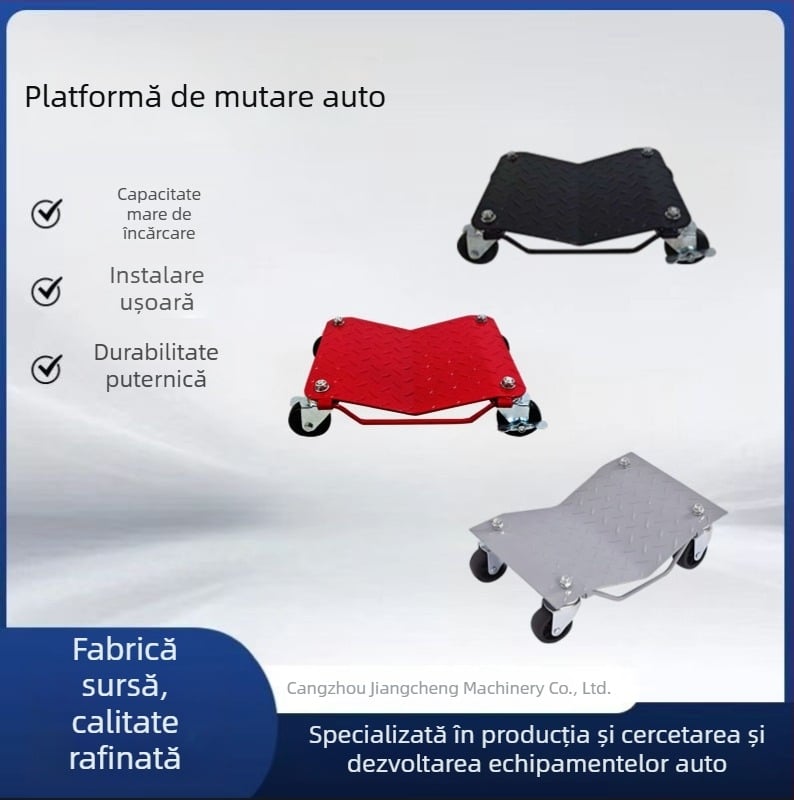 Dispozitiv hidraulic pentru mutarea mașinii cu roți universale — unealtă hardware simplă