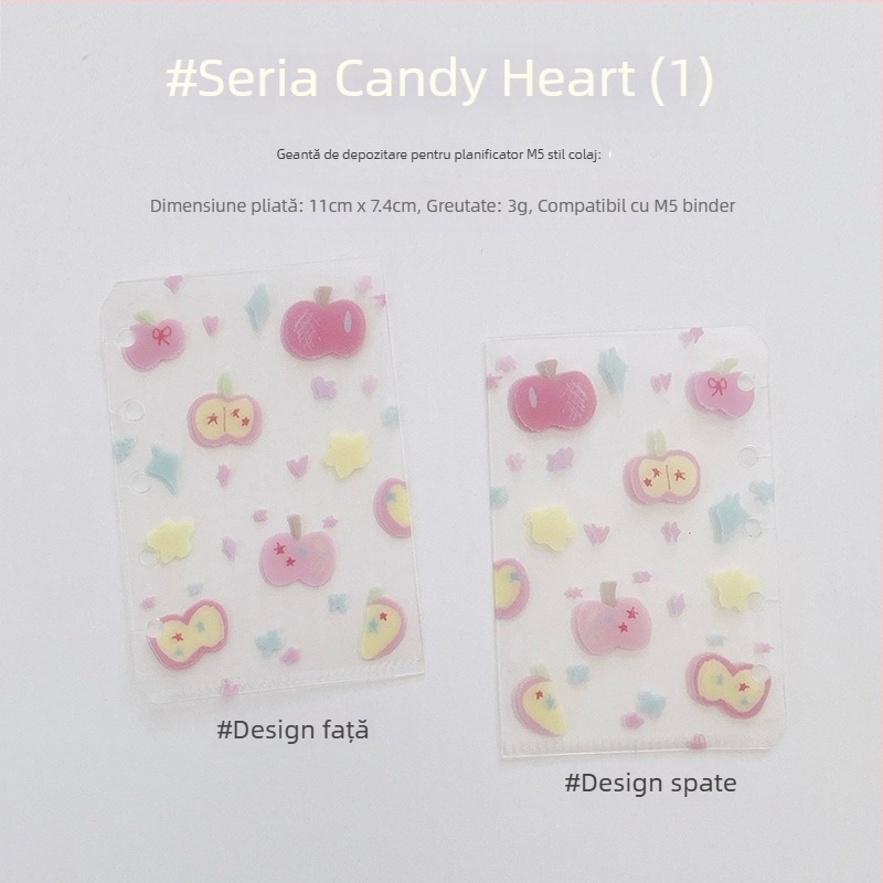 Geantă de stocare compatibilă cu carcasa M5 pentru accesorii de planificare — note, fotografii, carduri