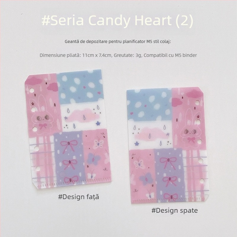 Geantă de stocare compatibilă cu carcasa M5 pentru accesorii de planificare — note, fotografii, carduri