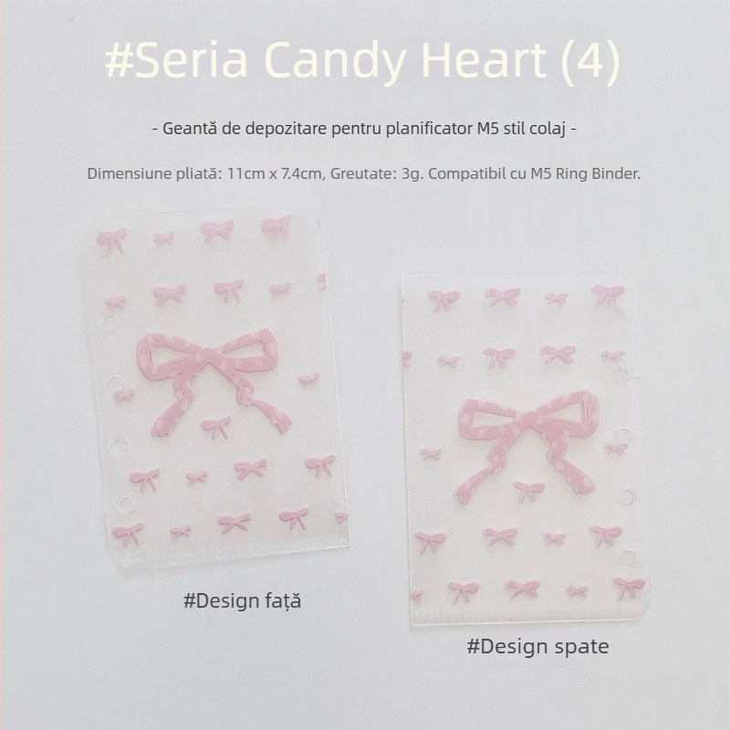 Geantă de stocare compatibilă cu carcasa M5 pentru accesorii de planificare — note, fotografii, carduri