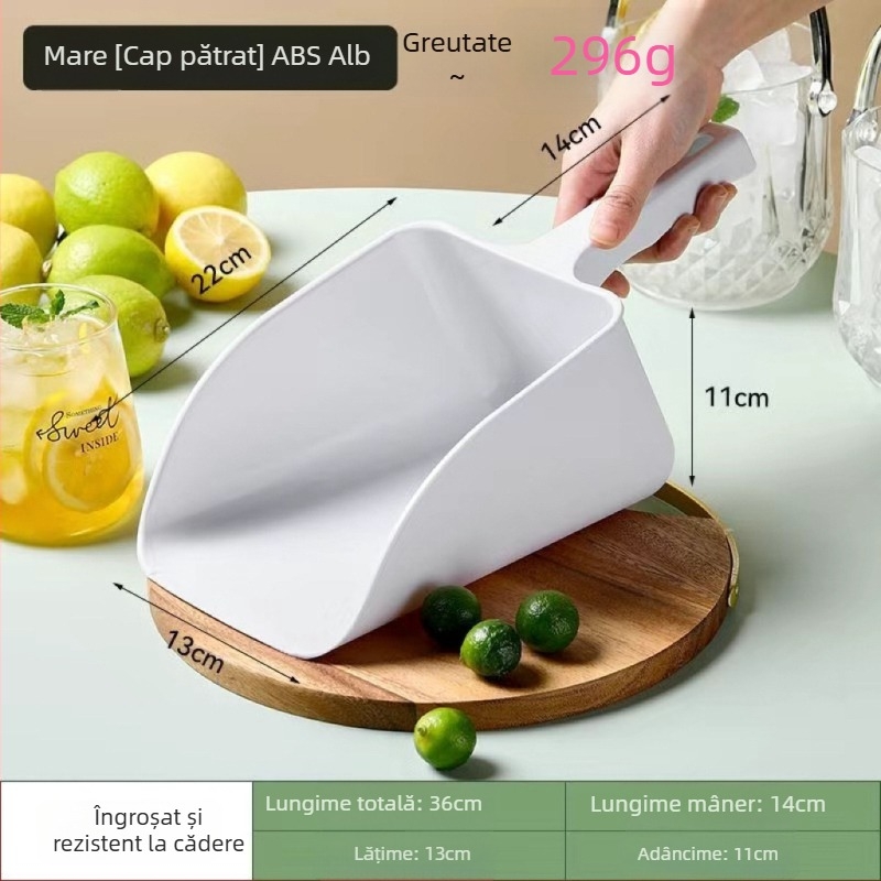 Lopată mare din plastic pentru grădină, cu lățime extra, pentru săpat și plantat, plastic alimentar
