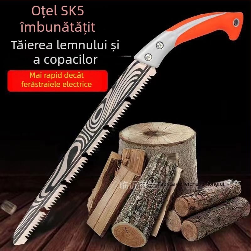 Ferăstrău de mână cu lungime extinsă pentru lemn și grădină, extra-large, pentru copaci și puieți