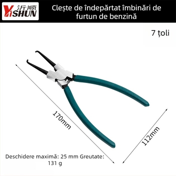 Clește mic pentru conducte de combustibil și țevi de uree – unealtă auto de demontare