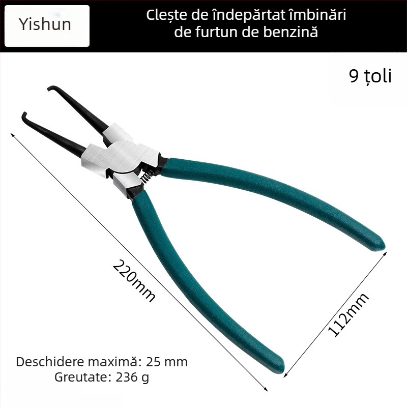 Clește mic pentru conducte de combustibil și țevi de uree – unealtă auto de demontare