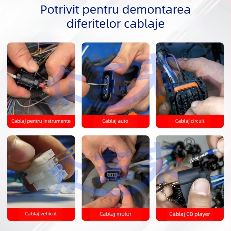 Set pentru extragerea pinilor din conectori auto 5577