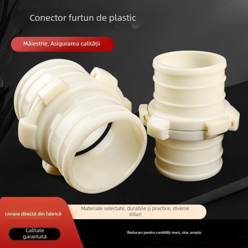Conector din plastic pentru furtun de irigații