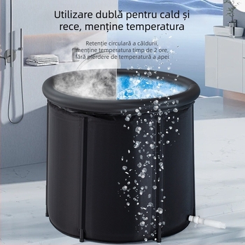 Cadă de baie gonflabilă pliabilă personalizată pentru adulți