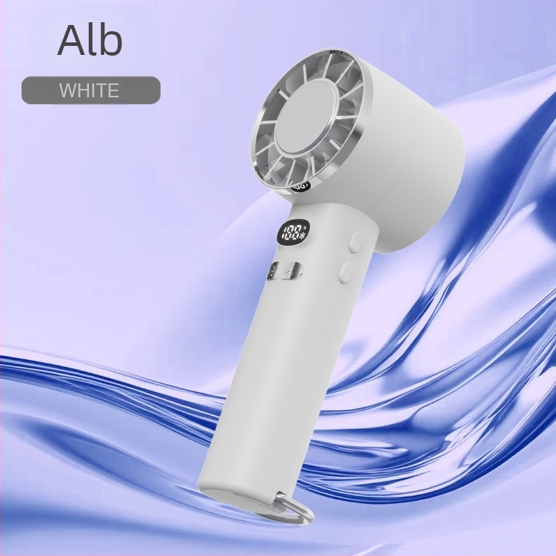 Ventilator portabil nou pentru exterior, cu încărcare USB, afișaj digital, răcire cu gheață.