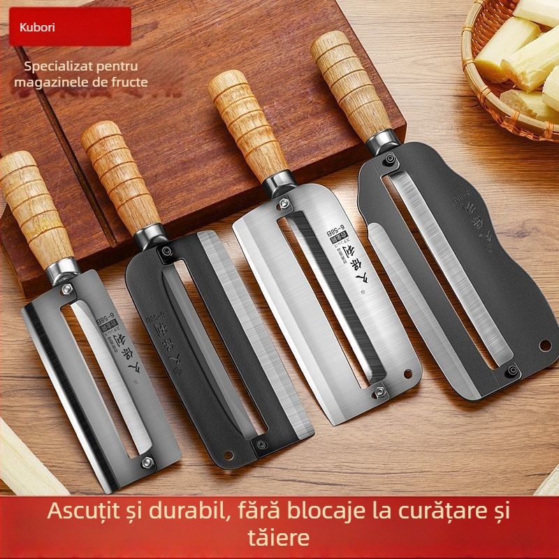 Cuțit special pentru curățarea ananasului și a trestiei de zahăr
