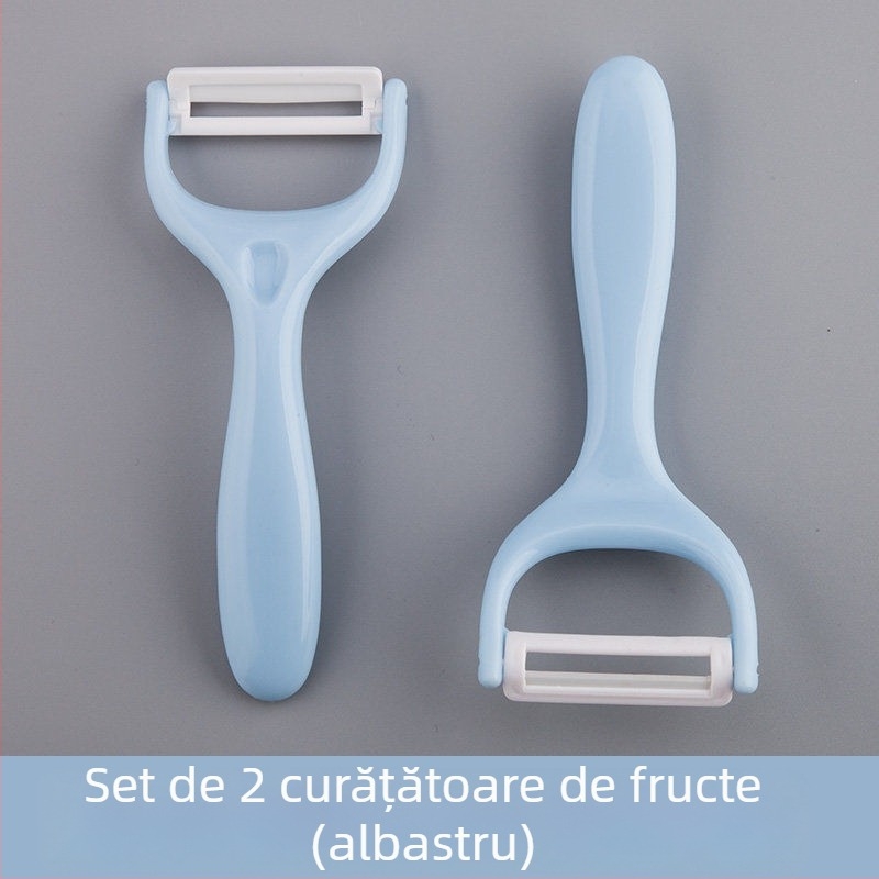 Curățător ceramic pentru fructe, cuțit de bucătărie portabil, cuțit mini ascuțit pentru fructe, pentru curățarea merelor