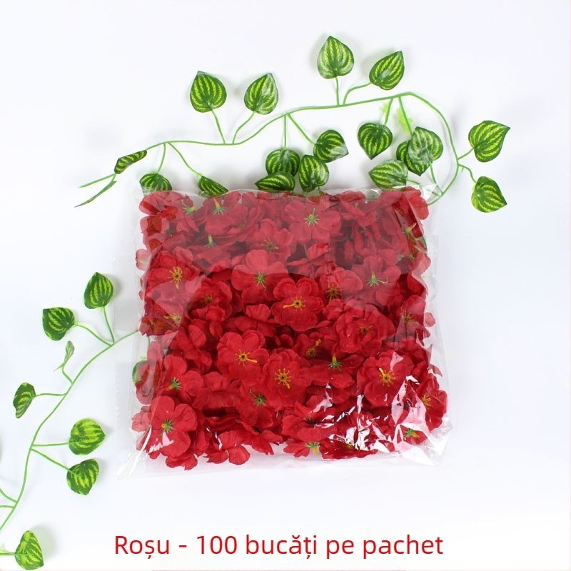 Flori de mătase: flori de piersic, petale de piersic, trandafiri și flori de prune, accesorii de păr pentru ședințe foto de nuntă