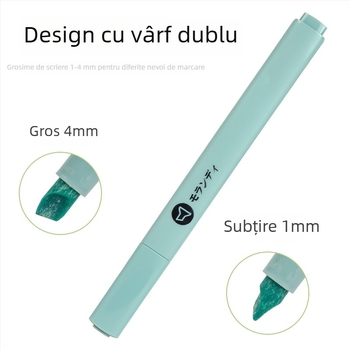 Set Morandi de markere pentru evidențiere – culori moi, prietenoase cu ochii, pentru învățare, evidențiere în clasă, desen și jurnal (6 buc.)