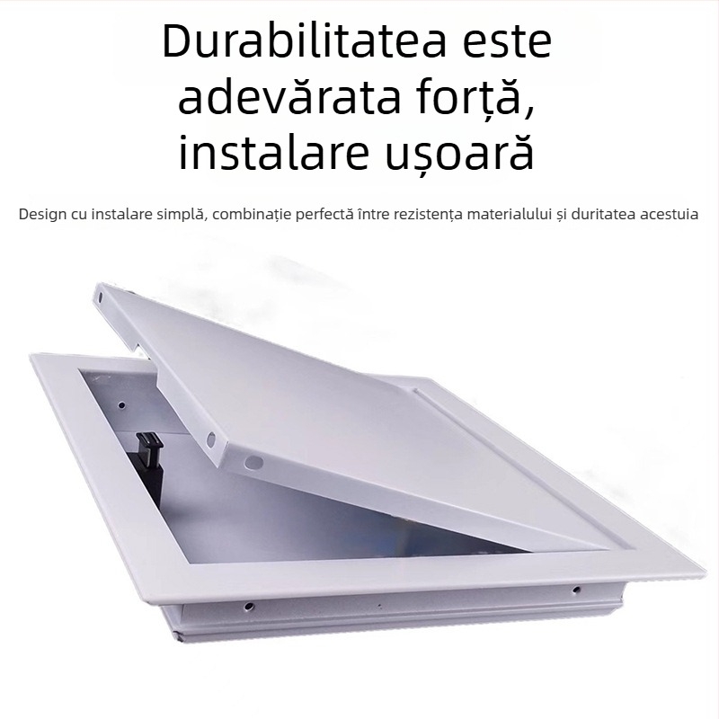 Port de întreținere din aliaj de aluminiu cu încuietoare magnetică și tavă de montaj, mai multe moduri de deschidere, construcție îngroșată, robust