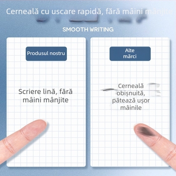 Reîncărcare gel Zhen Write H, negru, capacitate mare, acționare prin apăsare, CS/ST cu vârf de ac