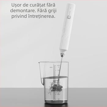 Spumător electric de lapte și mixer de mână pentru cafea, spumator pentru frișcă
