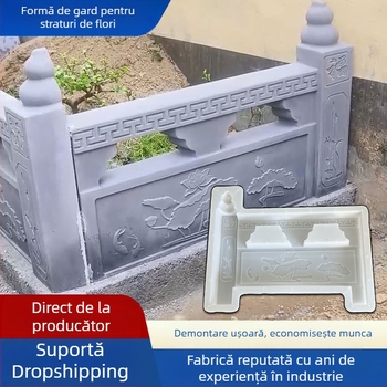 Set de forme din ciment pentru grădină: pat de flori, garduri, iazuri și pavaje din cărămidă