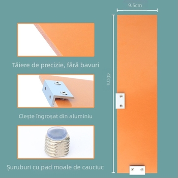 Instrument multifuncțional reglabil pentru rigips, șpaclu de ipsos și nivelare a pereților