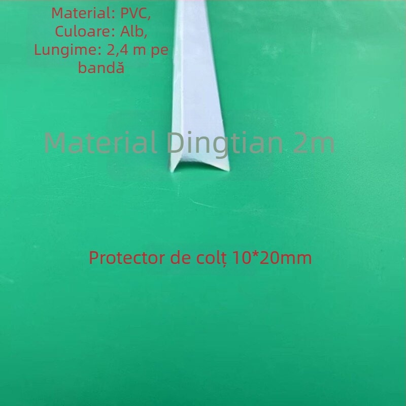 Profil PVC margine, protecție colț L, bandă de finisare a marginii