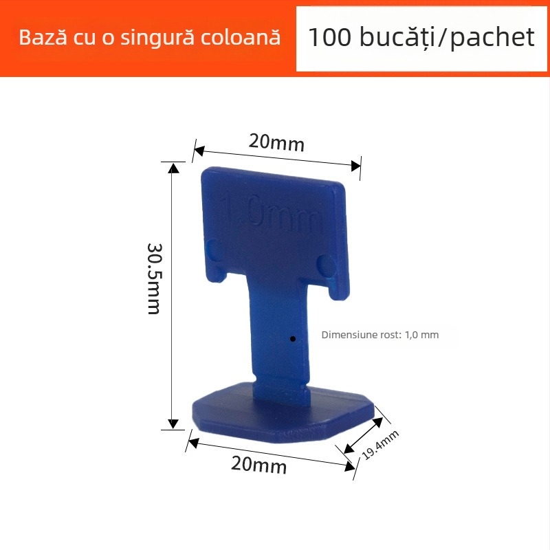 Nivelator de bază în stil rus pentru plăci, unealtă de nivelare cu etanșare pentru plăci, clips fix pentru rosturi