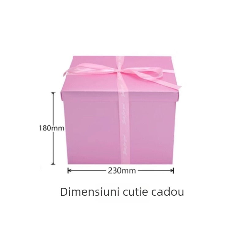 Cutie explozie pentru albume foto DIY — pătrat mat, cutie cadou cu mecanism de extragere a banilor