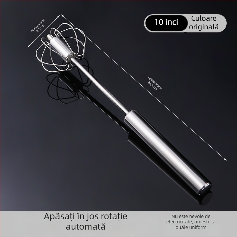 Bețișor semi-automat pentru ouă, tel din oțel inoxidabil
