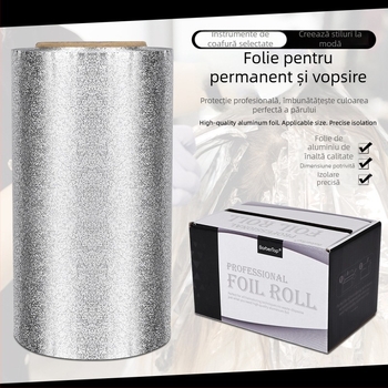Folie de păr cu relief pentru permanent și vopsire — folie moale, potrivită pentru salon