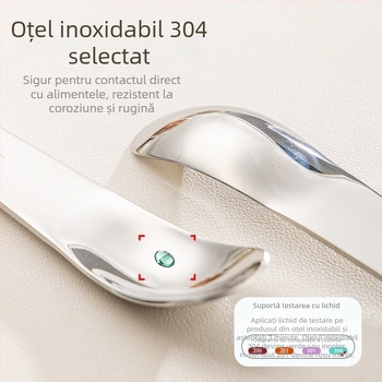 Lingură de umplere pentru găluște din oțel inoxidabil 304, pentru uz casnic – instrument de umplere pentru colțunași și găluște