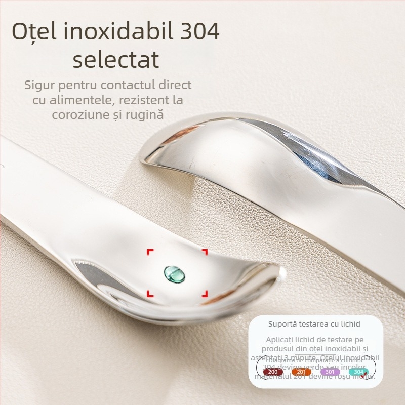 Lingură de umplere pentru găluște din oțel inoxidabil 304, pentru uz casnic – instrument de umplere pentru colțunași și găluște