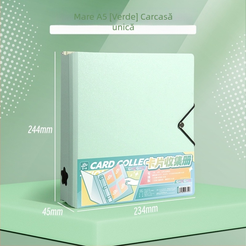 Gu Xiaoquan Grain Storage Album — Album foto A5 cu aranjamente 4×4 și 9×9, capacitate mare