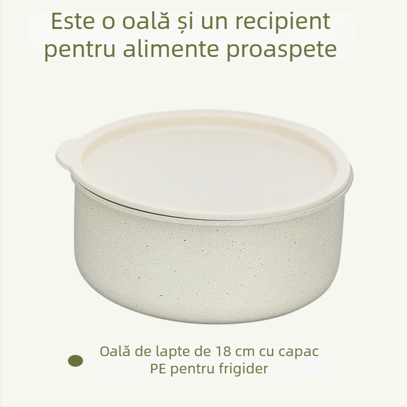 Set de 6 oale cu mâner detașabil – vase antiaderente din aluminiu pentru casă și camping