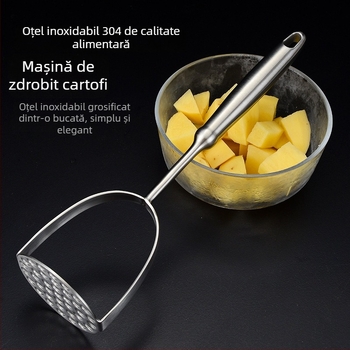 Zdrobitor de cartofi din oțel inoxidabil 304 și instrument de piure pentru bebeluși - presă de bucătărie