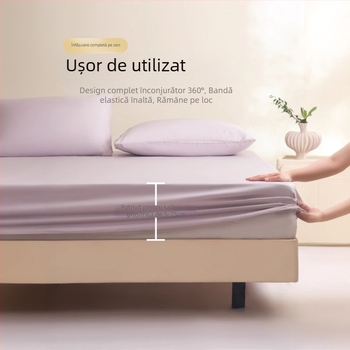 Set de pat Lyocell, protecție pentru saltea, 3 piese – husă de pat Ice Silk