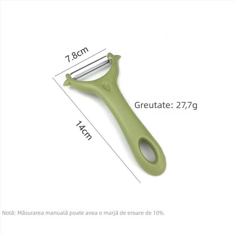 Curățător din oțel inoxidabil în formă de picătură de apă, pentru fructe și legume, unelte de bucătărie pentru curățat castraveți și cartofi