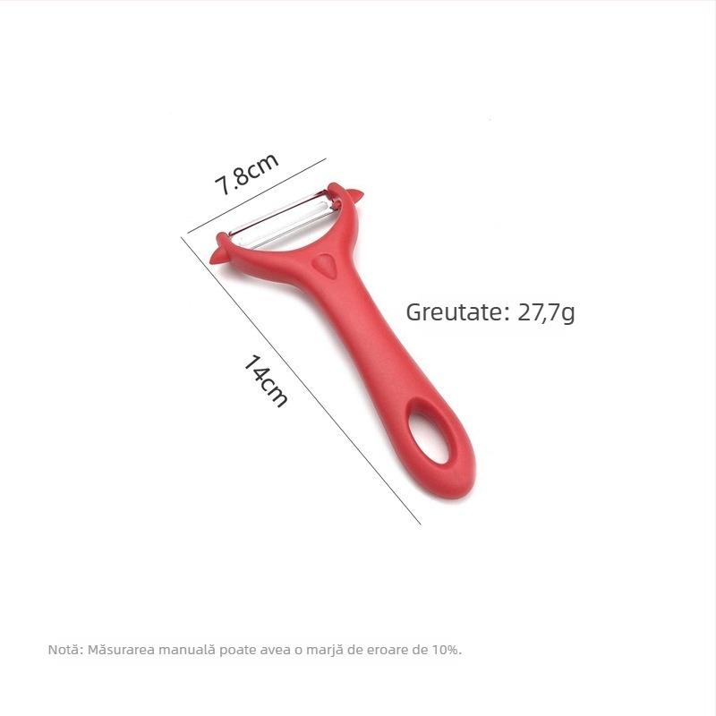 Curățător din oțel inoxidabil în formă de picătură de apă, pentru fructe și legume, unelte de bucătărie pentru curățat castraveți și cartofi
