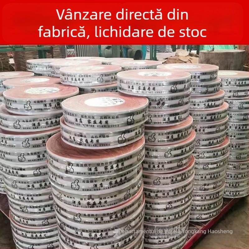 Tocător din lemn masiv, plăcuță de bucătărie, grosime mare, antiderapant, antibacterian